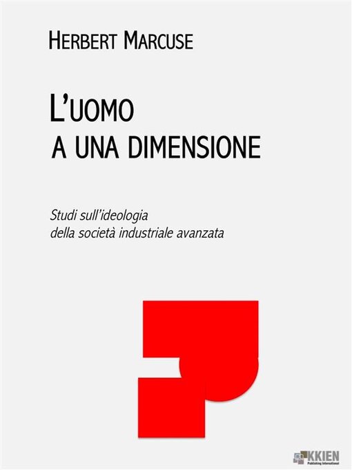 Title details for L'uomo a una dimensione by Herbert Marcuse - Available